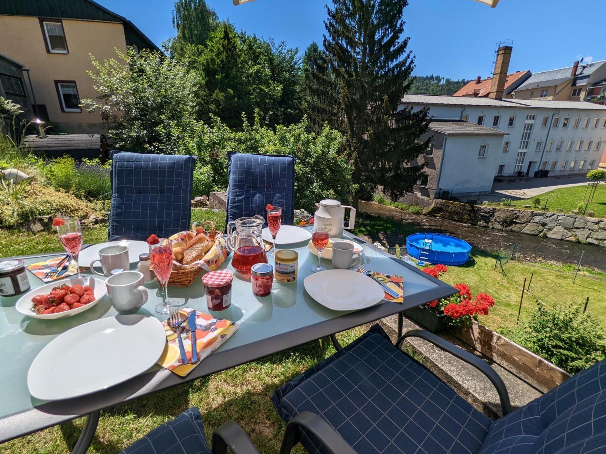 F1 - Urlaubsmagie - Helle Wohnung Mit Sauna & Pool & Whirlpool Sebnitz Kültér fotó