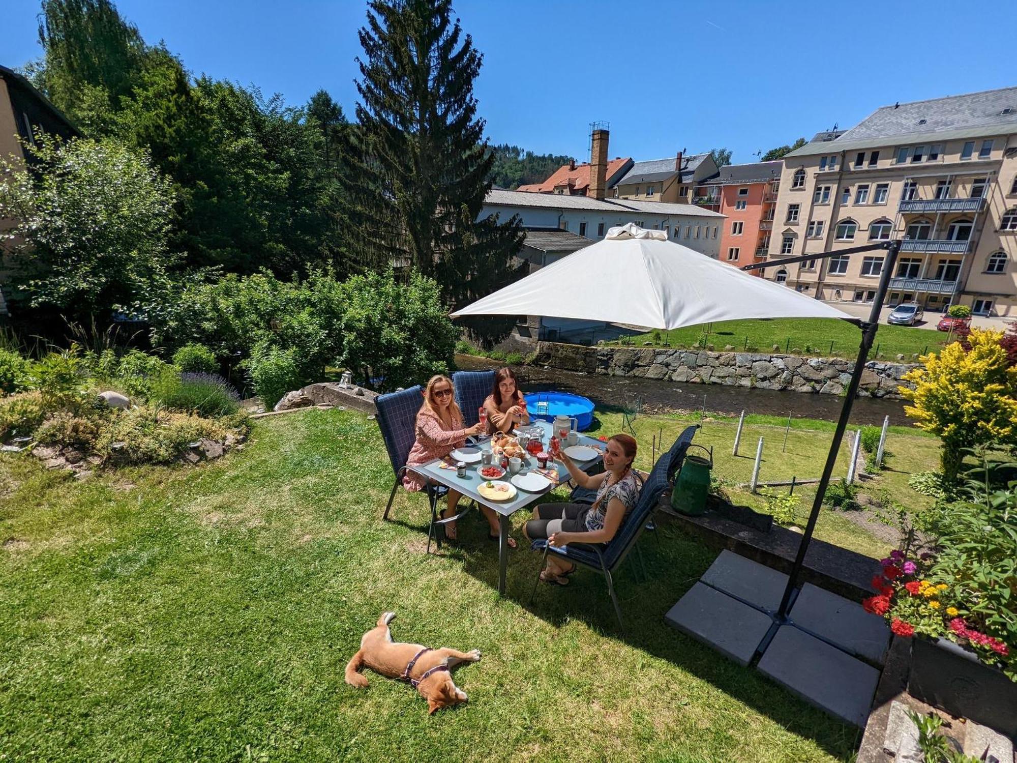 F1 - Urlaubsmagie - Helle Wohnung Mit Sauna & Pool & Whirlpool Sebnitz Kültér fotó