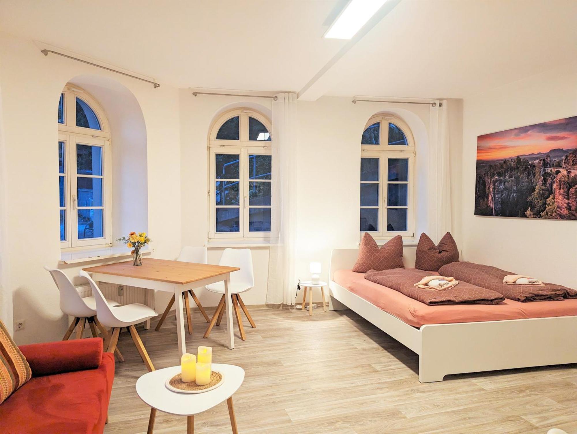 F1 - Urlaubsmagie - Helle Wohnung Mit Sauna & Pool & Whirlpool Sebnitz Kültér fotó