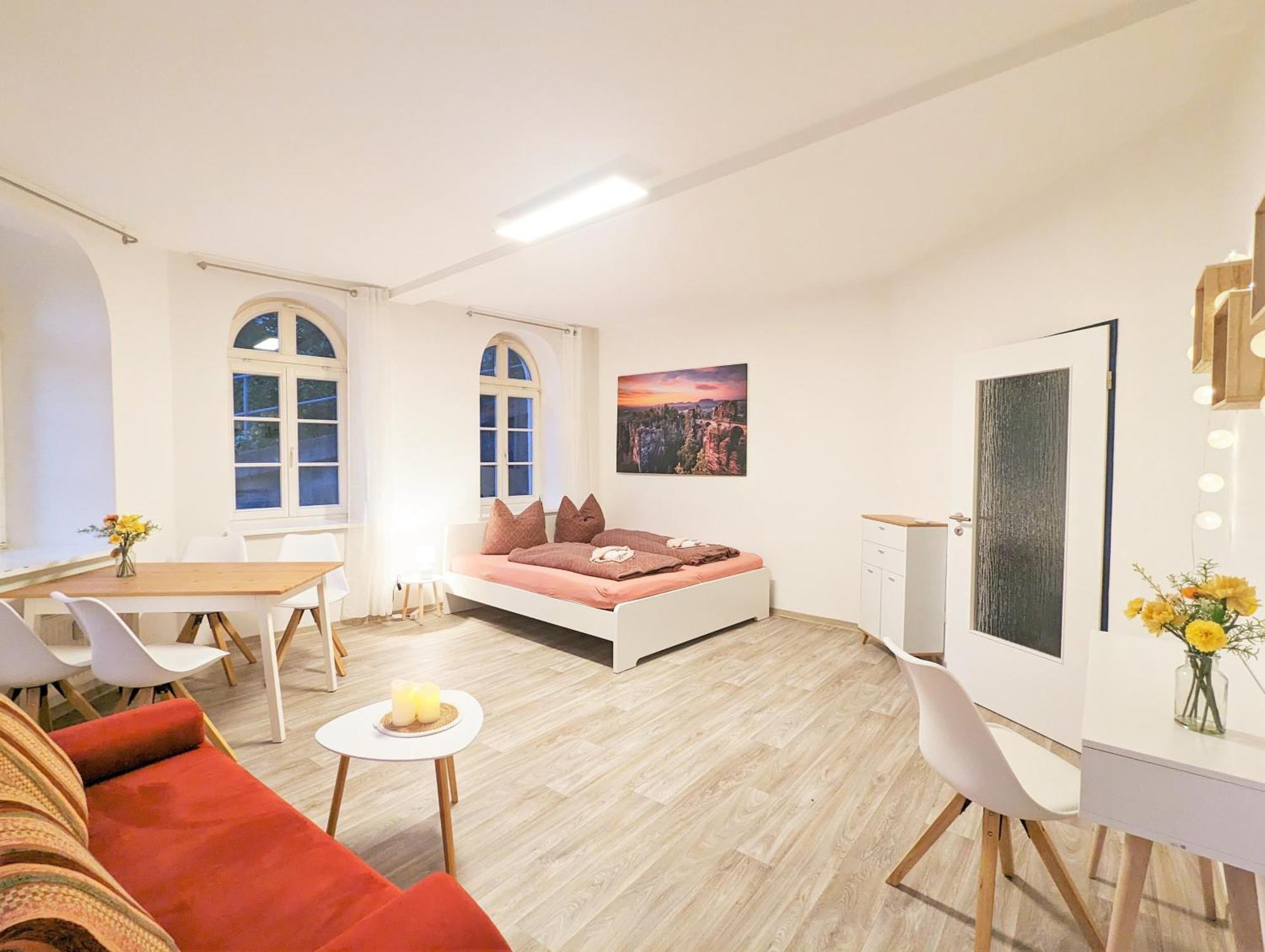 F1 - Urlaubsmagie - Helle Wohnung Mit Sauna & Pool & Whirlpool Sebnitz Kültér fotó
