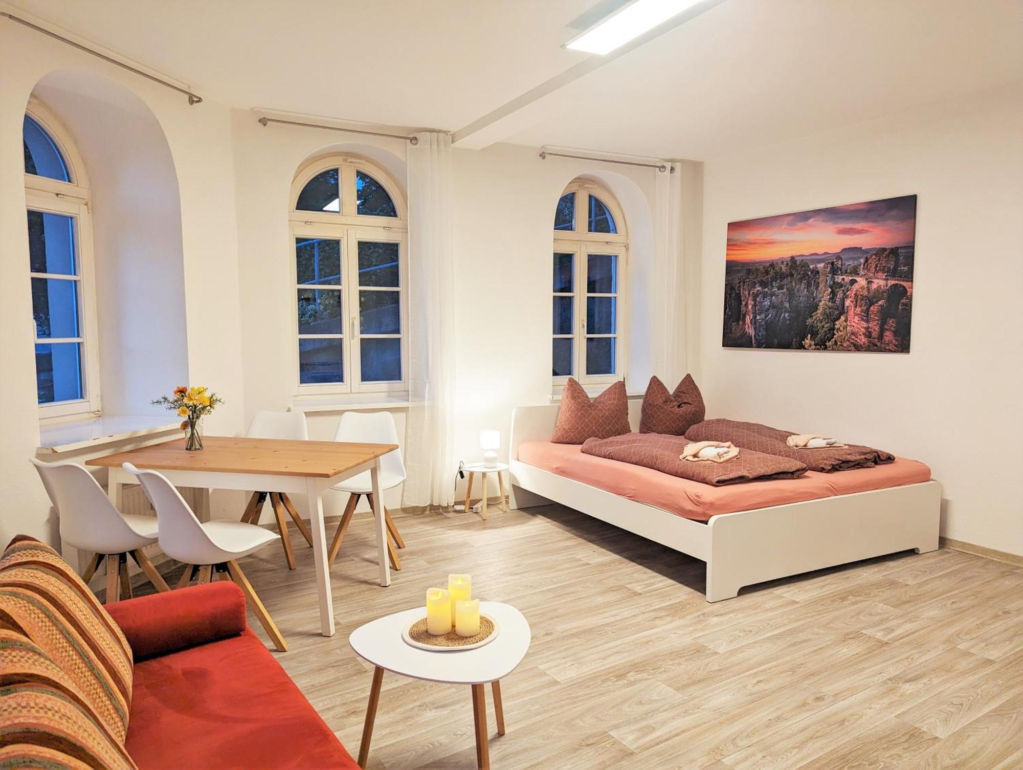 F1 - Urlaubsmagie - Helle Wohnung Mit Sauna & Pool & Whirlpool Sebnitz Kültér fotó